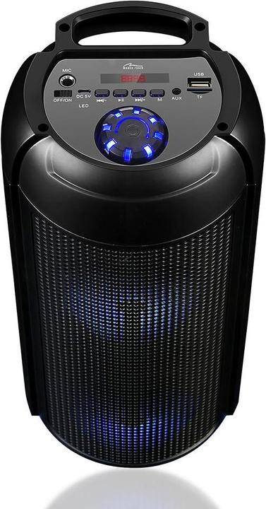 Productafbeelding Media-Tech PARTYBOX UNI BT MT3174, 30W RMS, Bluetooth, USB, MicroSD, FM Radio, AUX, Karaoke, met microfoon, L (6 h)
