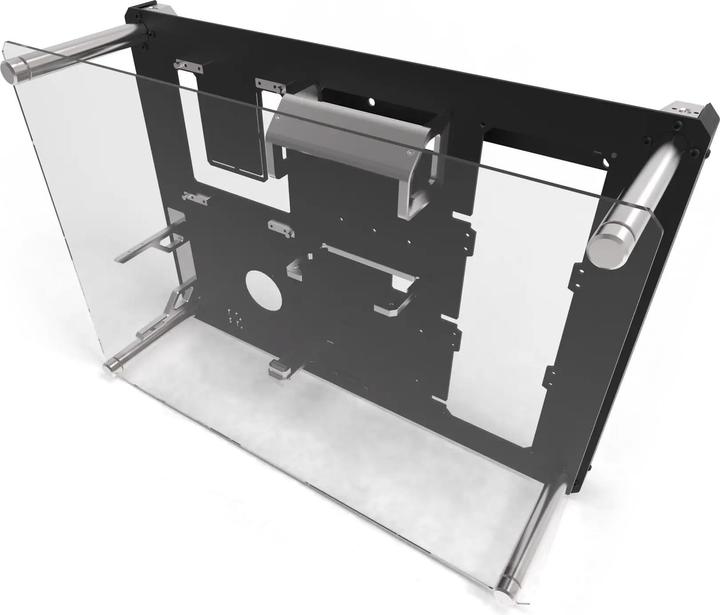 Produktbild Creative Solutions For Gamers CSFG Frostbite Wandgehäuse - schwarz, Micro-ITX (Micro-ITX)