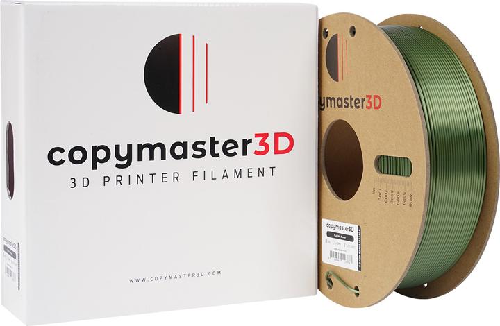 Image du produit Copymaster3D PLA Silk Filament for 3D Printer, 1.75 mm, Bronze (PLA, 1.75 mm)