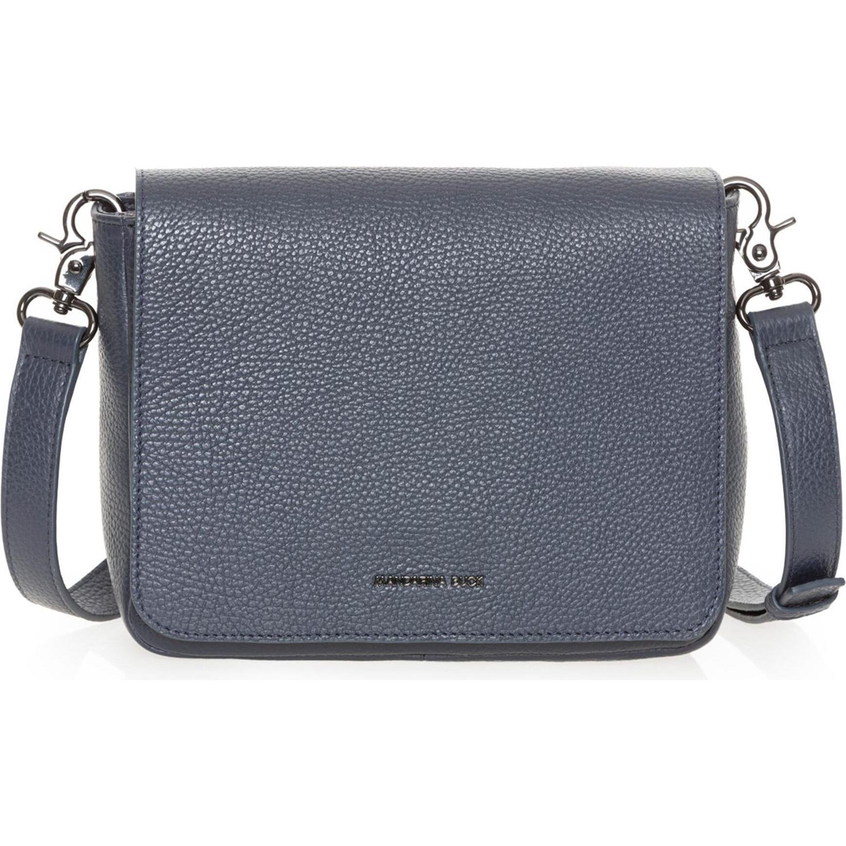 Mandarina Duck, Handtasche, Umhängetasche Mellow Leather Hunting Bag FZT69, Blau