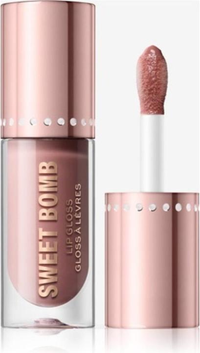 Makeup Revolution London Y2K Baby Sweet Bomb Lip Gloss - Lip gloss 4.5 ml Strawberry Swirl Nude (Strawberry Swirl Pink)