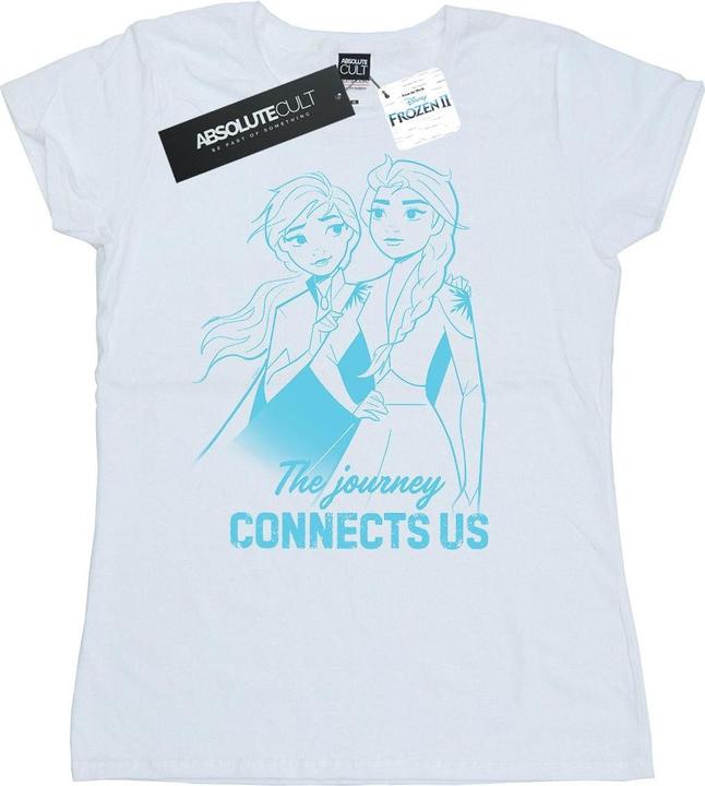 Disney Frozen 2 Elsa and Anna The Journey Connects Us TShirt (XXL)