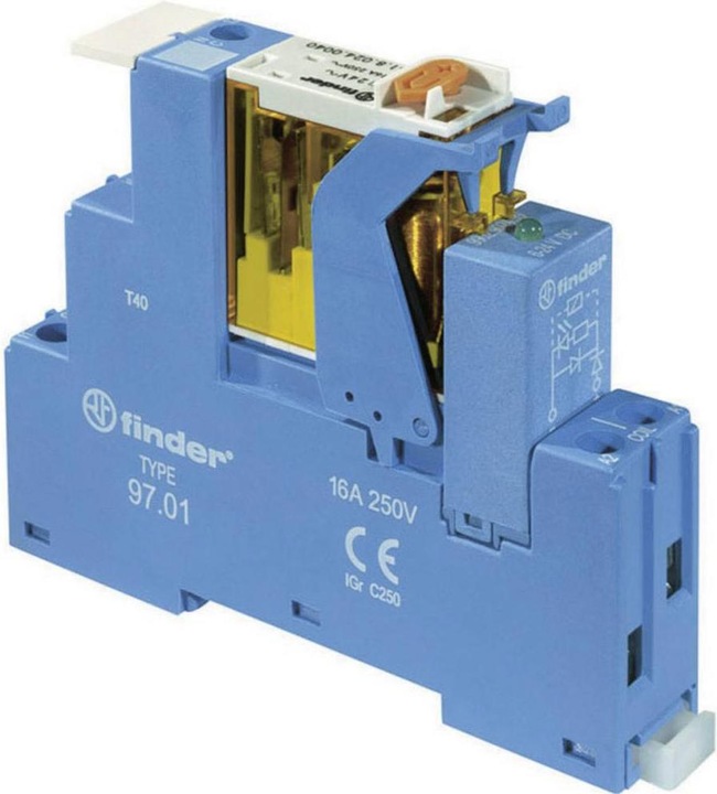 Image du produit Finder Module relais interf 1RT 8A 24Vcc