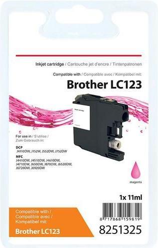 Office Depot Ink Cartridge Compatible Brother LC123M Magenta (M)
