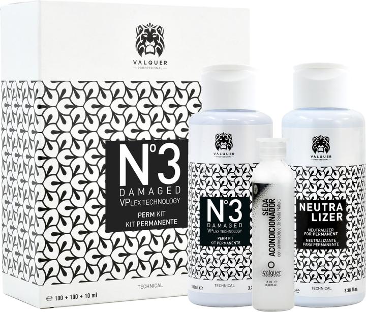 Actual product image Valquer Válquer Permanent Kit No. 3 States 210ml No. 3 Years (No. 3 (years))