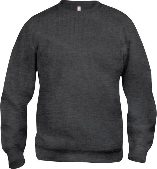 Immagine prodotto Clique Felpa girocollo Basic 021030, poliestere/cotone, antracite screziato, XS (XS)