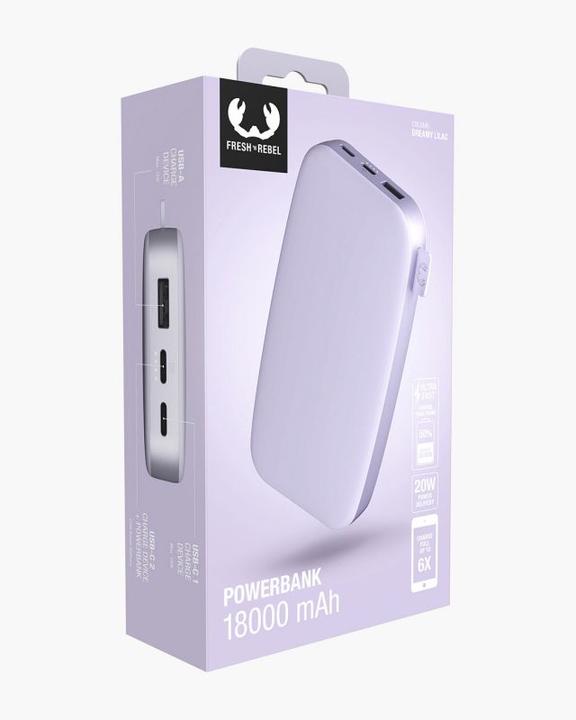 Actual product image Fresh'N Rebel Powerbank (18000 mAh, 20 W, 66.60 Wh)