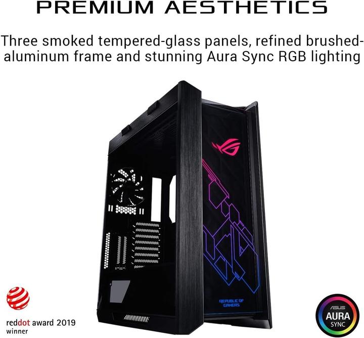 Actual product image ASUS ROG Strix Helios GX601 (ATX, E-ATX, mATX, Mini-ITX)
