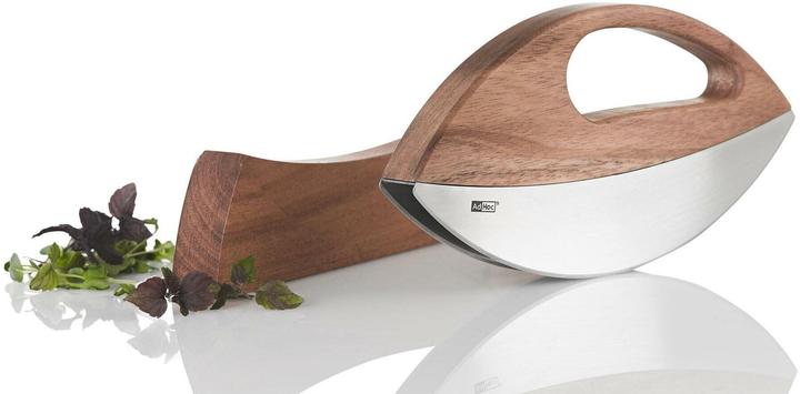 Produktbild AdHoc Doppel-Wiegemesser WAVE braun (22 cm)