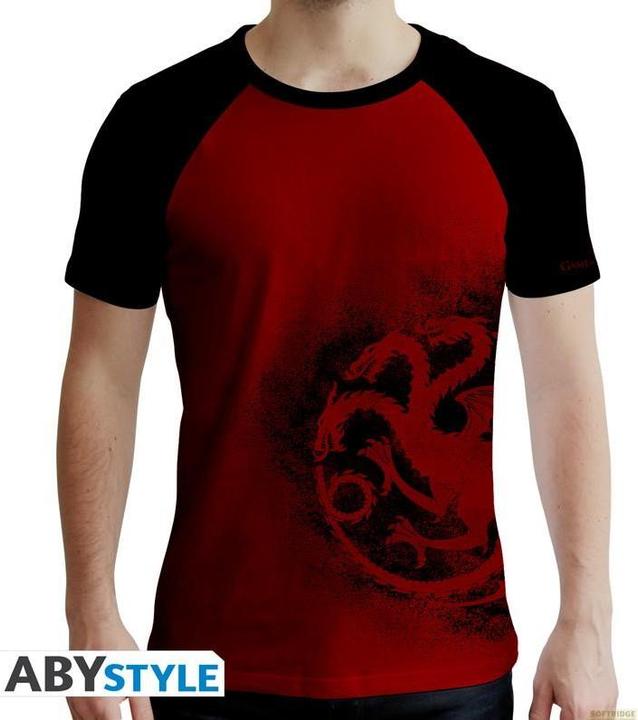 Immagine prodotto ABYstyle GAME OF THRONES - Tshirt Targaryen man SS red black - premium (S)