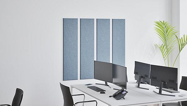 Produktbild eurokraft basic Akustik-Wandplatte (120 x 120 cm)