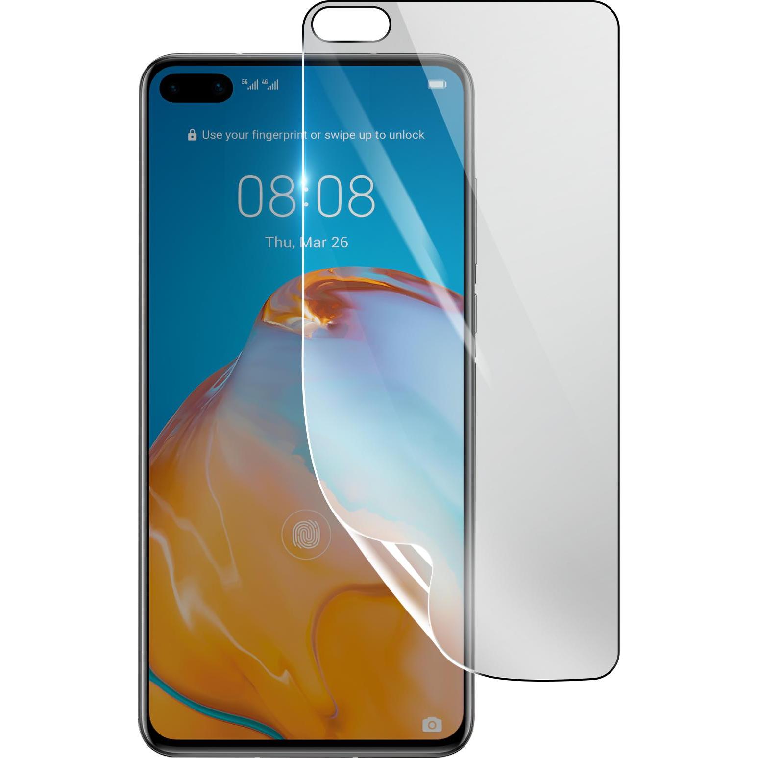 3MK Hydrogel Bildschirmfolie für Huawei P40 (1 Stück, Huawei P40), Smartphone Schutzfolie, Transparent