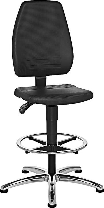 Produktbild Schäfer Shop Arbeitsdrehstuhl Pro Industrie mit Gleitern und Aufstiegshilfe