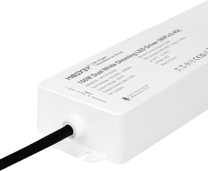 Image du produit Milight Pilote dimmable 24V 150W KW/WW radio + WLAN IP67