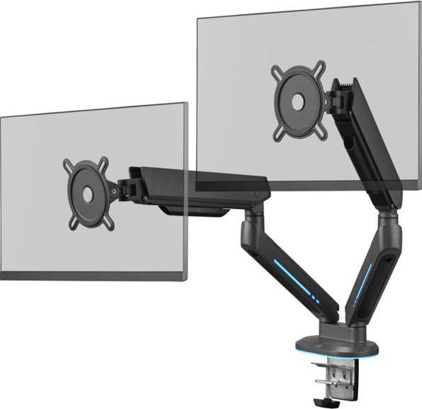 Produktbild One for All Monitor Halterung Experience RGB Dual schwarz (Tisch, 45", 14 kg)