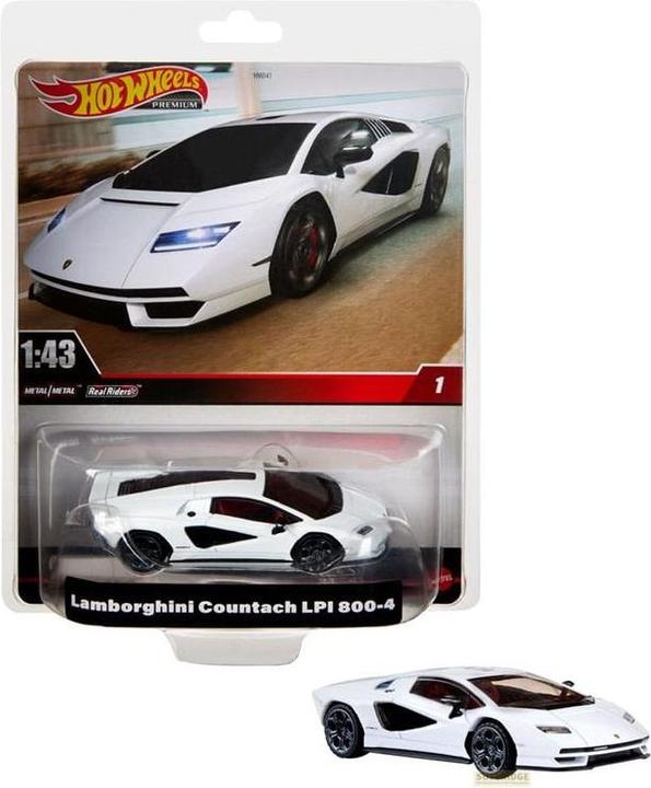 Image du produit Hot Wheels Premium 1:43 scale Lamborghini Countach LPI 800-4