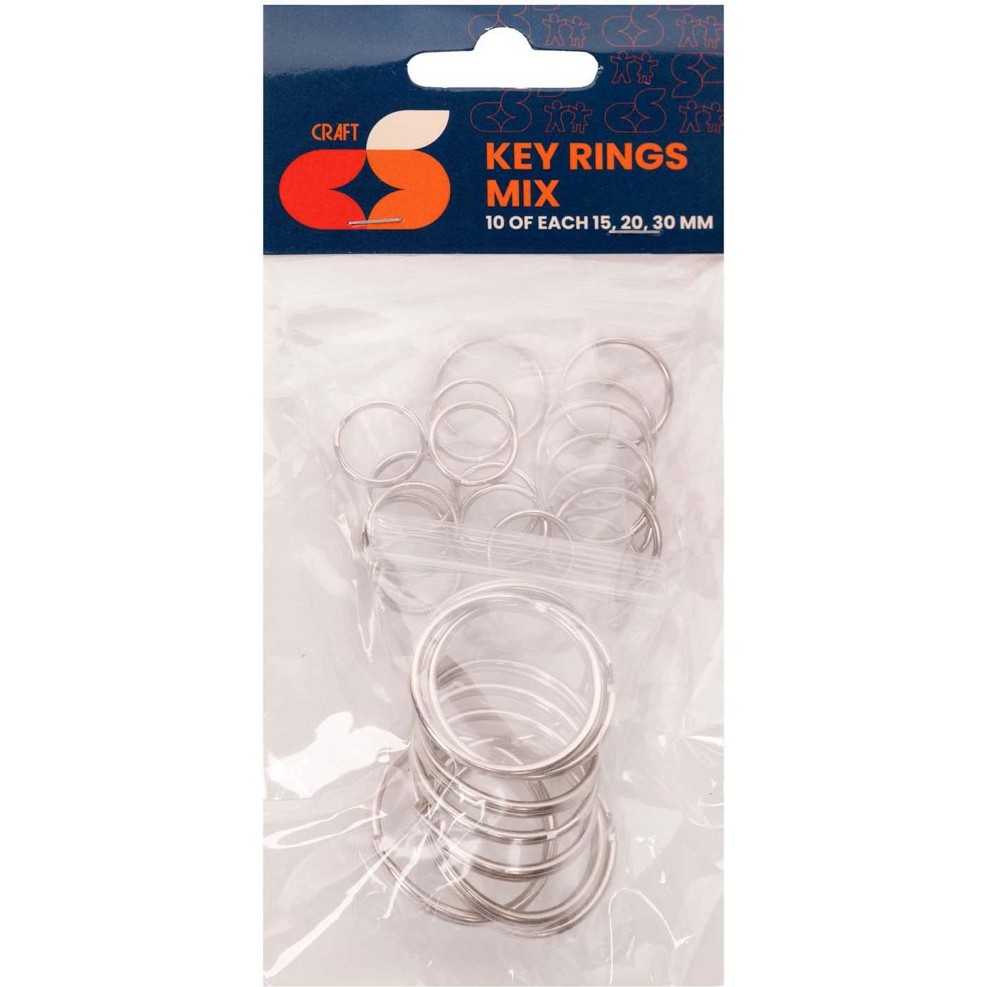 Thumbnail - Colorations, Schlüsselanhänger, - Schlüsselanhänger-Sortiment, 30-tlg.