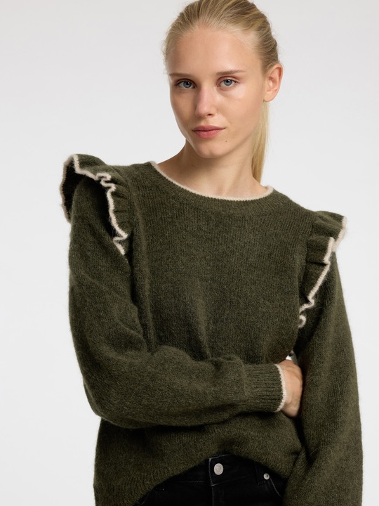 Produktbild Selected Femme Gerüschter Pullover (L)