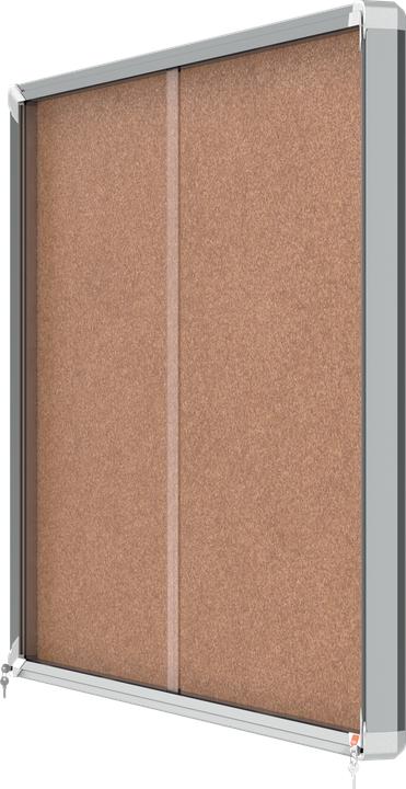 Actual product image Nobo Lockable Notice Board Premium Plus Indoor Cork (Bulletin board)