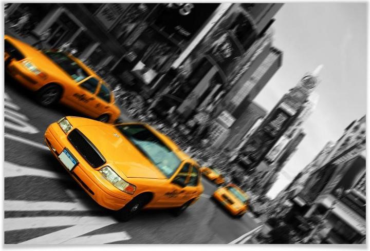 Produktbild Trenddeko New York Taxi (75 x 50 cm)