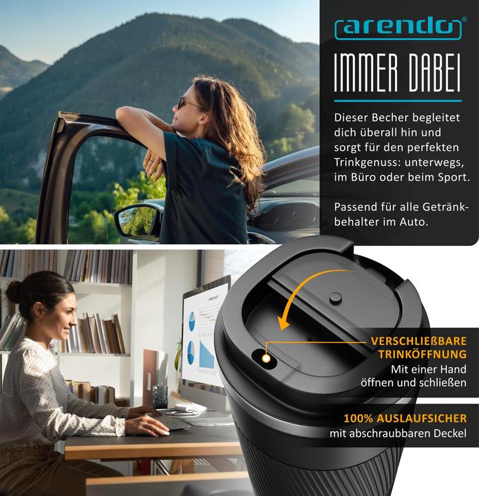 Produktbild Arendo Kaffee to go (0.35 l)