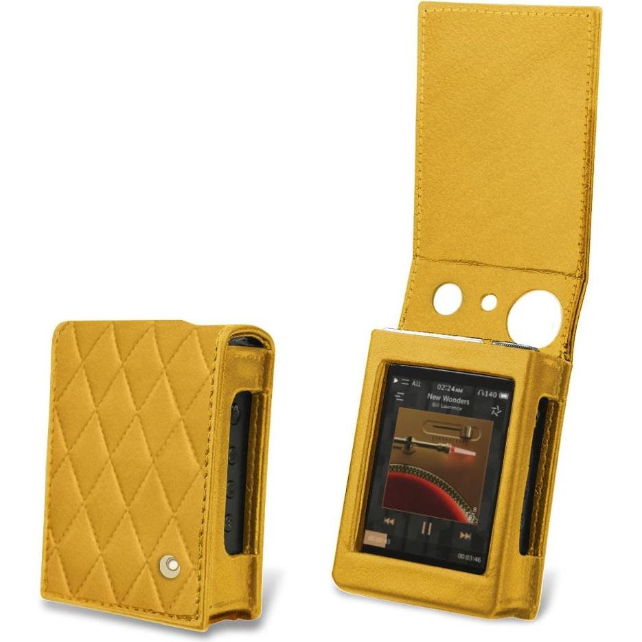 Noreve Lederschutzhülle vertikal, MP3 Tasche + Hülle, Orange