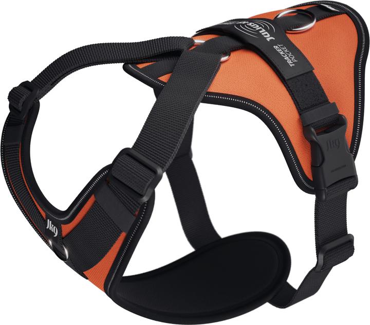 Produktbild Julius-K9 K9 Longwalk light sele w/trackerpocket,UV Orange,L (L, Hund, Hundesport)