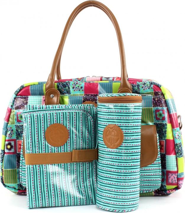 Productafbeelding Lässig Vintage metro tas bloemen quilt