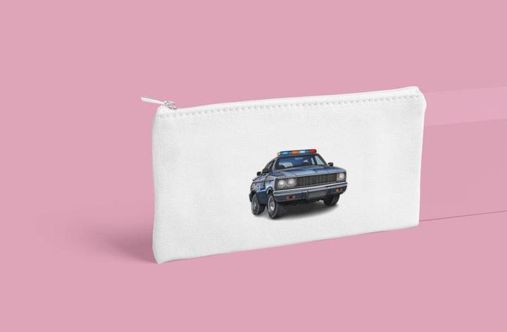 Produktbild Bügelbilder Schulrucksack-Set Comic Polizeiauto