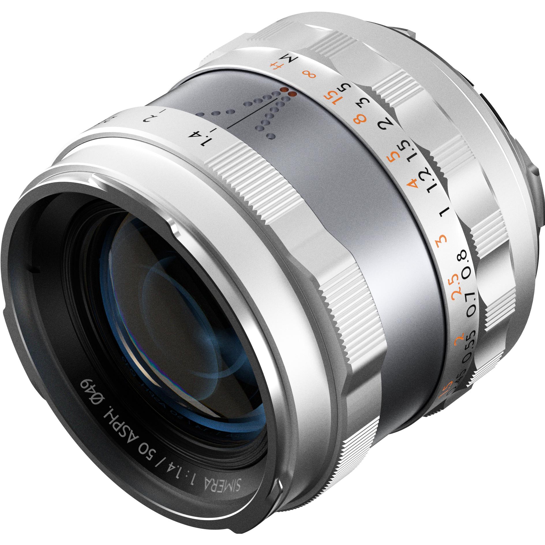 Thumbnail - Thypoch Simera 50mm f1.4 for Leica M (Leica M, Vollformat), Objektiv, Silber