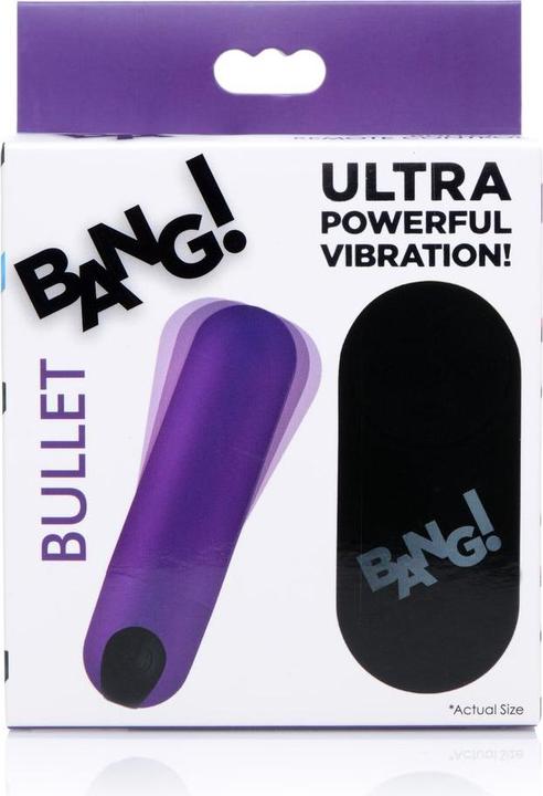 Actual product image Frisky Bang! – Bullet Vibrator – Purple