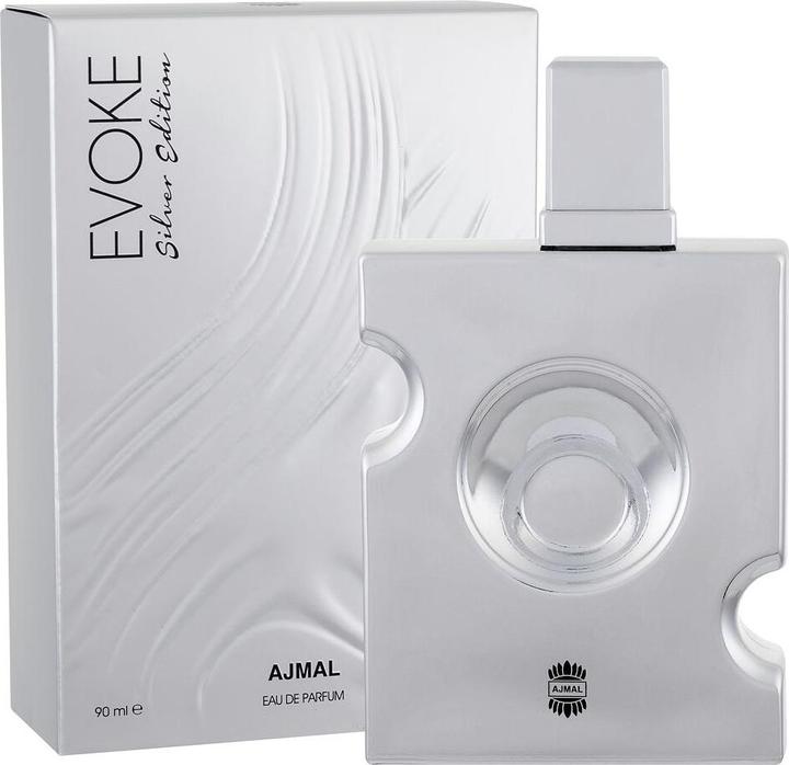 Actual product image Ajmal Evoke Silver Edition by Eau de Parfum Spray 90 ml (Eau de parfum, 90 ml)