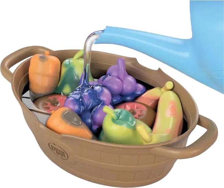Actual product image Green Toys Rainbow Bloom - Color-Changing Watering Can Activity Set (Blue)