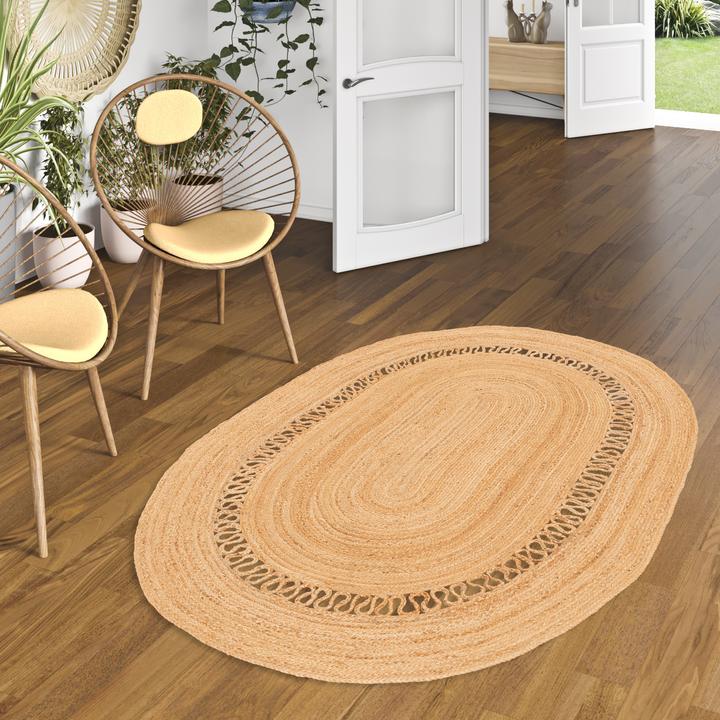 Produktbild Pergamon Naturfaser Teppich Jute Salsa Modern (160 x 230 cm)