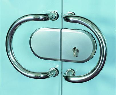 HAWA Schiebetürschloss für Ganzglas-Schiebetüren -Toplock