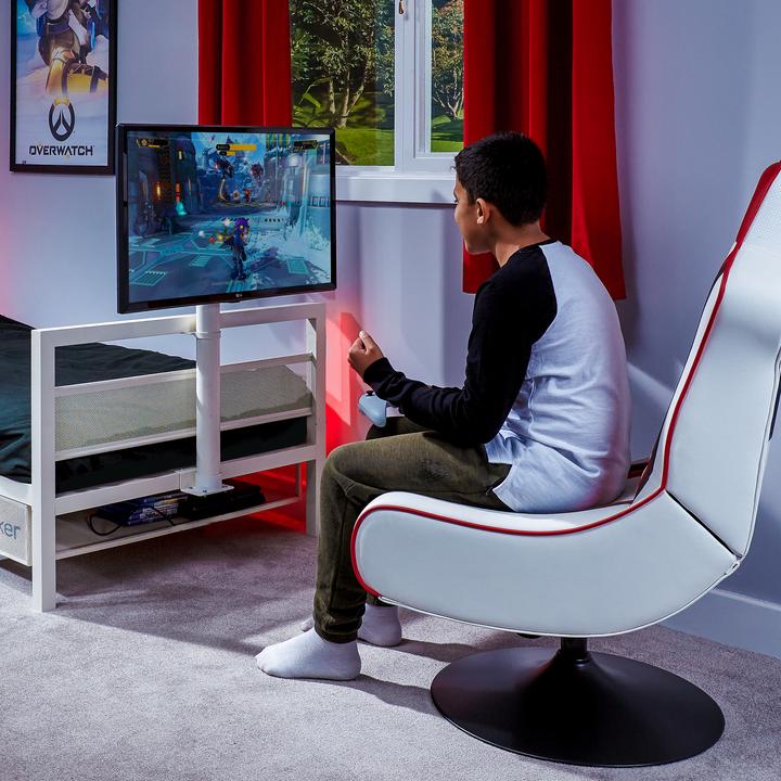 Actual product image X Rocker Lit de jeu Basecamp TV Blanc (90 x 190 cm)