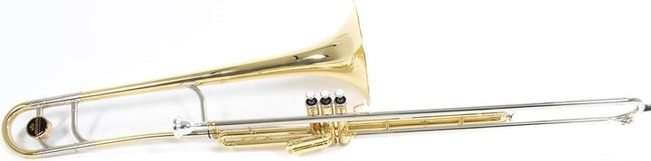 Actual product image Roy Benson Bb Valve Trombone with Premium Bell and Nickel Silver Slide for Professional Musicians (Trumpets, Straight)