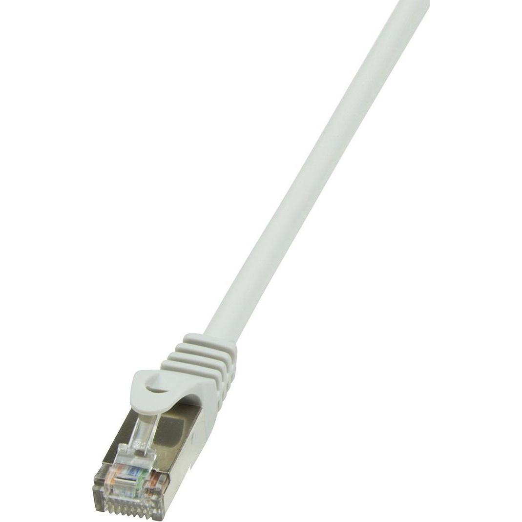LogiLink Netzwerkkabel (F/UTP, CAT5e, 1 m), Netzwerkkabel