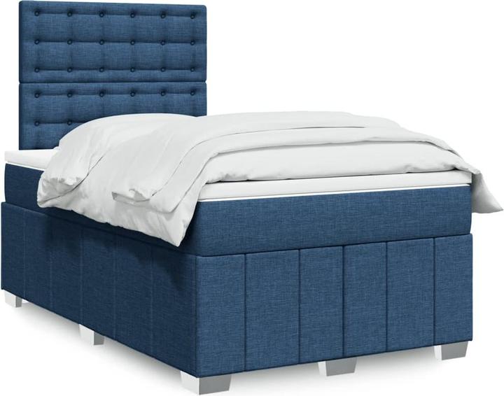 Produktbild vidaXL Bo x springbett mit Matratze 200 x 200 cm Stoff (200 x 200 cm)