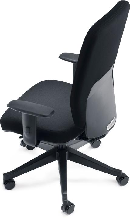 Produktbild Sitwell Bandscheiben-Drehstuhl Profi-Office schwarz mit Armlehnen (48 - 53 cm)