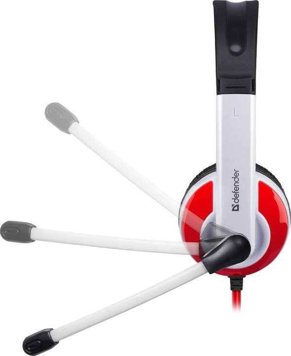 Actual product image Defender Warhead G-120 Headset Wired Head-band Gaming Black, Red, White (Cable)