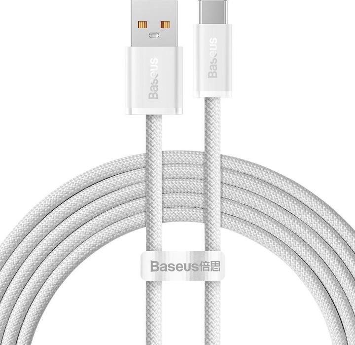 Produktbild Baseus Cable USB to USB-C Dynamic Series, 100W, 2m (white) (2 m, USB 2.0, 100 W)