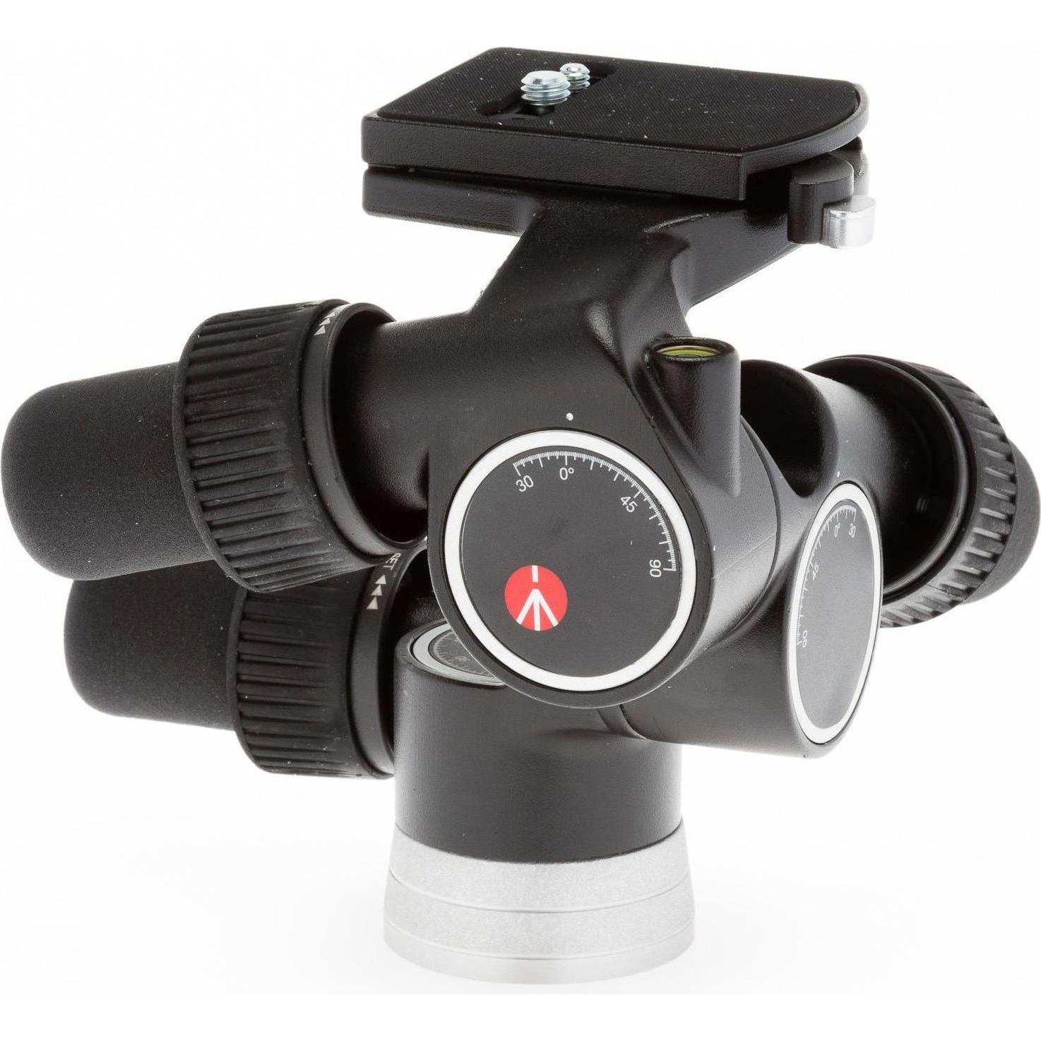 Manfrotto Mn 405 (Getriebeneiger), Stativkopf, Schwarz