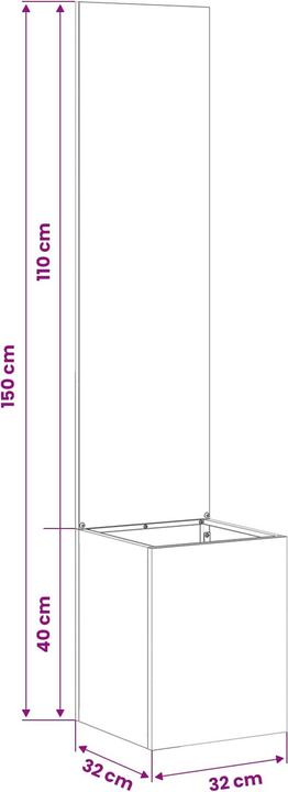 Produktbild vidaXL Gartensichtschutz (50 cm)