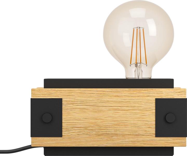 Actual product image EGLO Table lamp LAYHAM 1x E27, Brown/Black (E27)