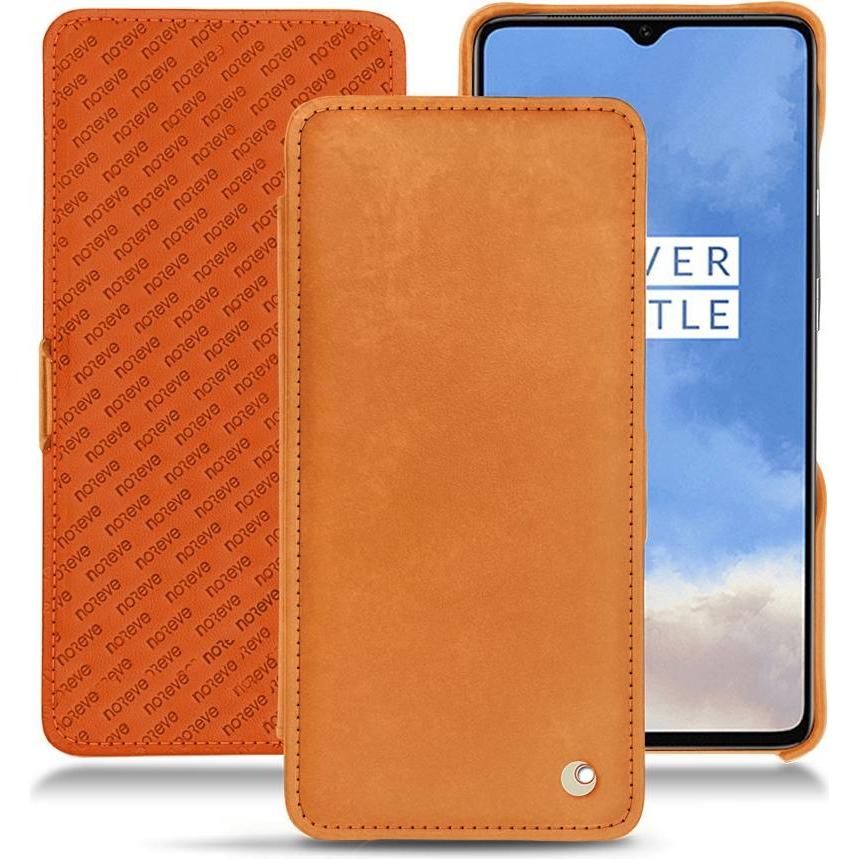 Noreve Lederschutzhülle horizontal (OnePlus 7T), Smartphone Hülle, Orange