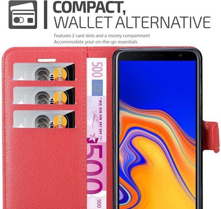 Produktbild Cadorabo Book mit Standfunktion Cover (Samsung Galaxy J6+)