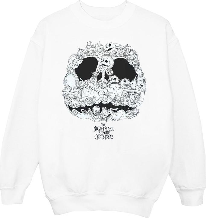 Immagine prodotto Disney Nightmare Before Christmas Jack Skellington Jack-O-Lanterns Felpa Uomo (S)