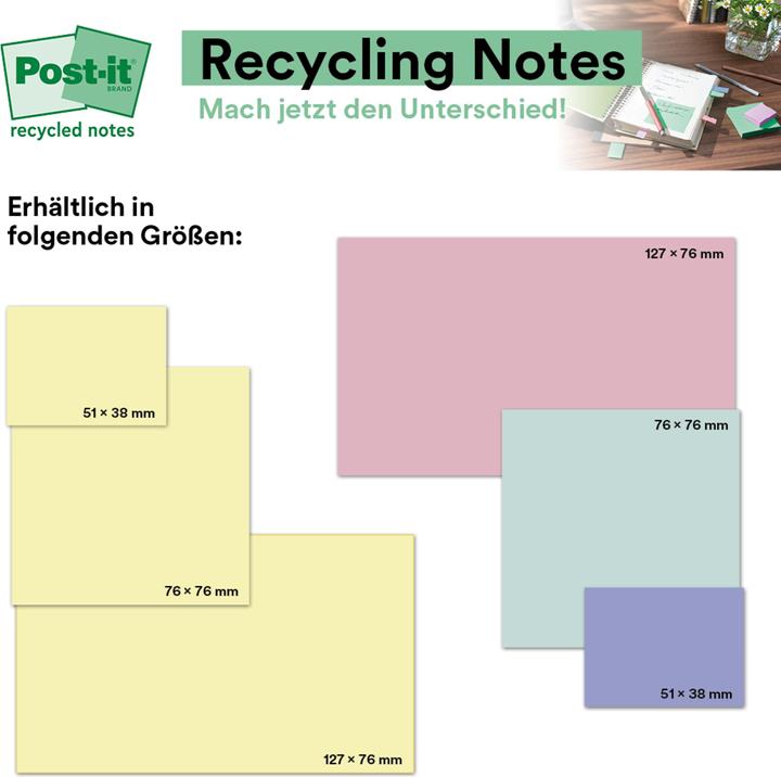 Image du produit Post-it Bloc-notes (76 x 76 mm)
