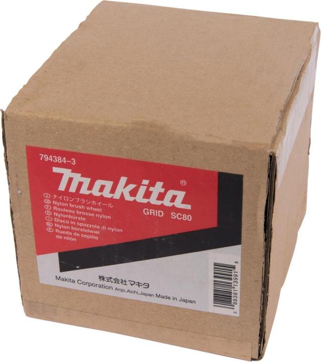 Actual product image Makita Grinding nylon brush grit 80 for brush grinder 9741 (80)
